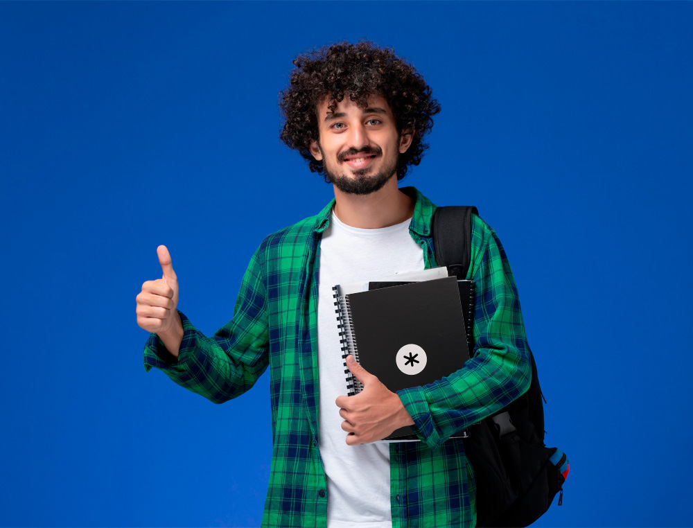 ANTARTIK - Cuaderno espiral liderpapel A4 micro tapa forrada 80h 90 gr cuadro 5mm 1 banda 4 taladros negro (Ref. KB18)