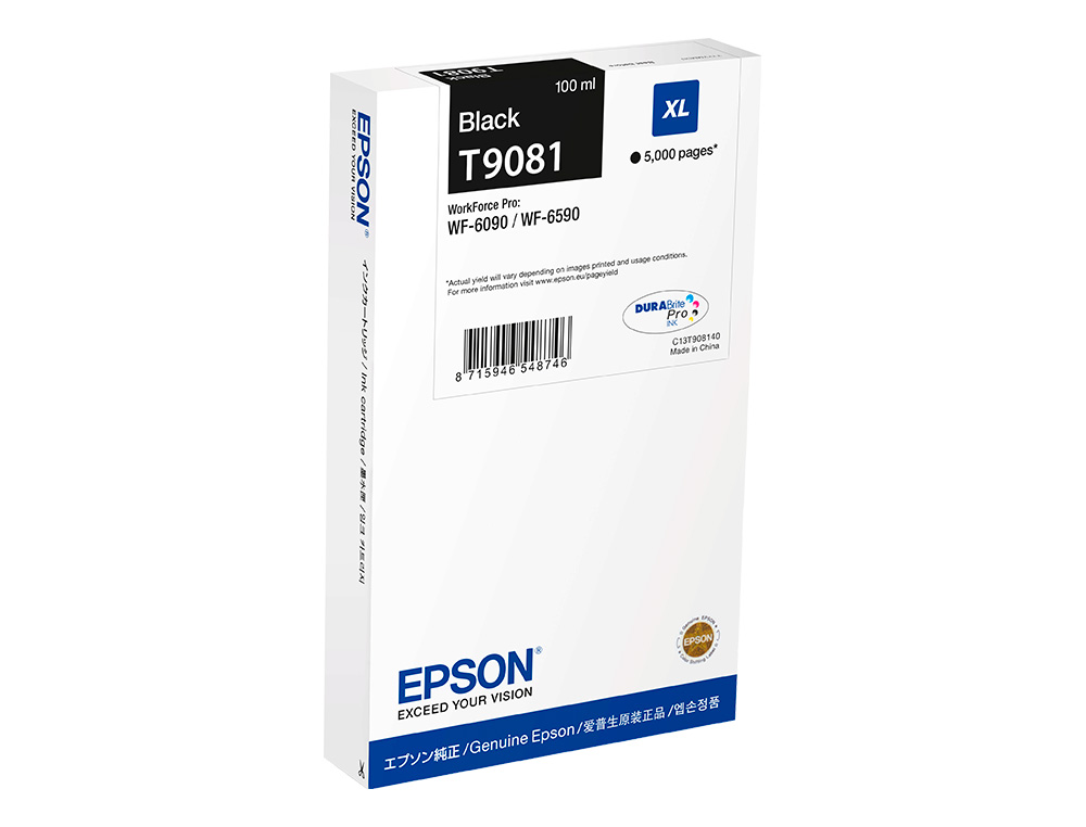 EPSON - Ink-jet wf-6590dwf/wf-6090dw negro xl (Ref. C13T908140)