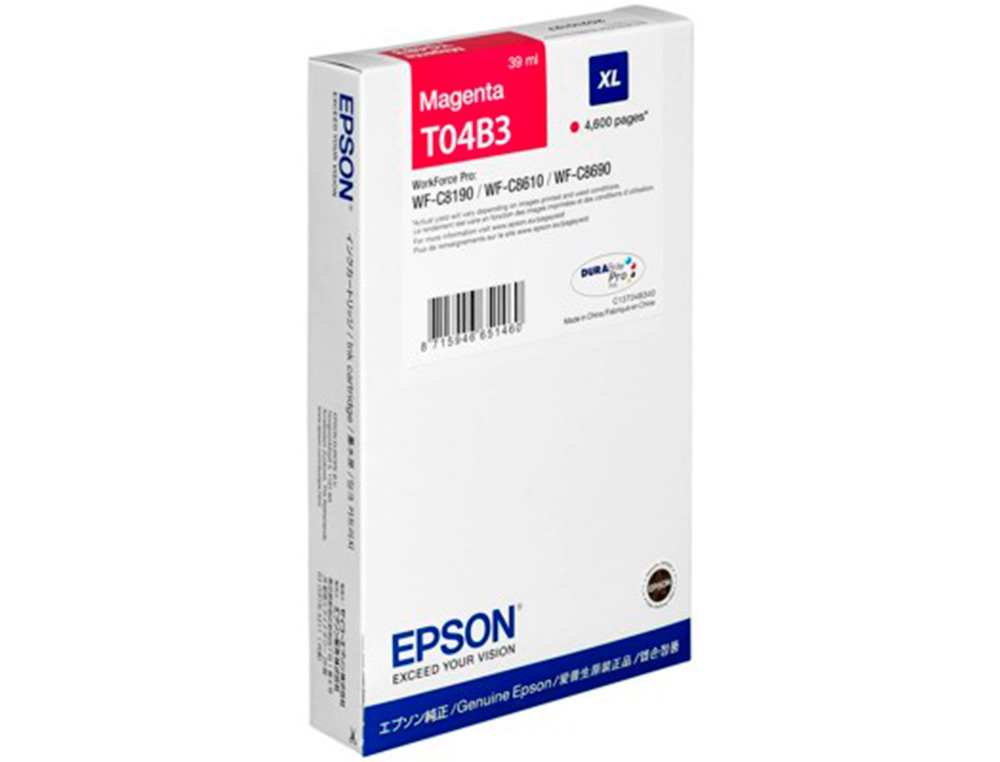 EPSON - Ink-jet wf-c81xx / wf-c86xx xl magenta (Ref. C13T04B340)