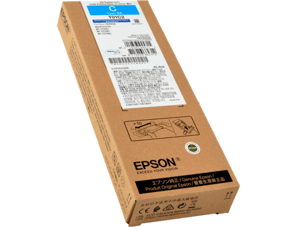 EPSON - Ink-jet workforce pro wf-c529r / c579r cian xl ink 5k (Ref. C13T01C200)