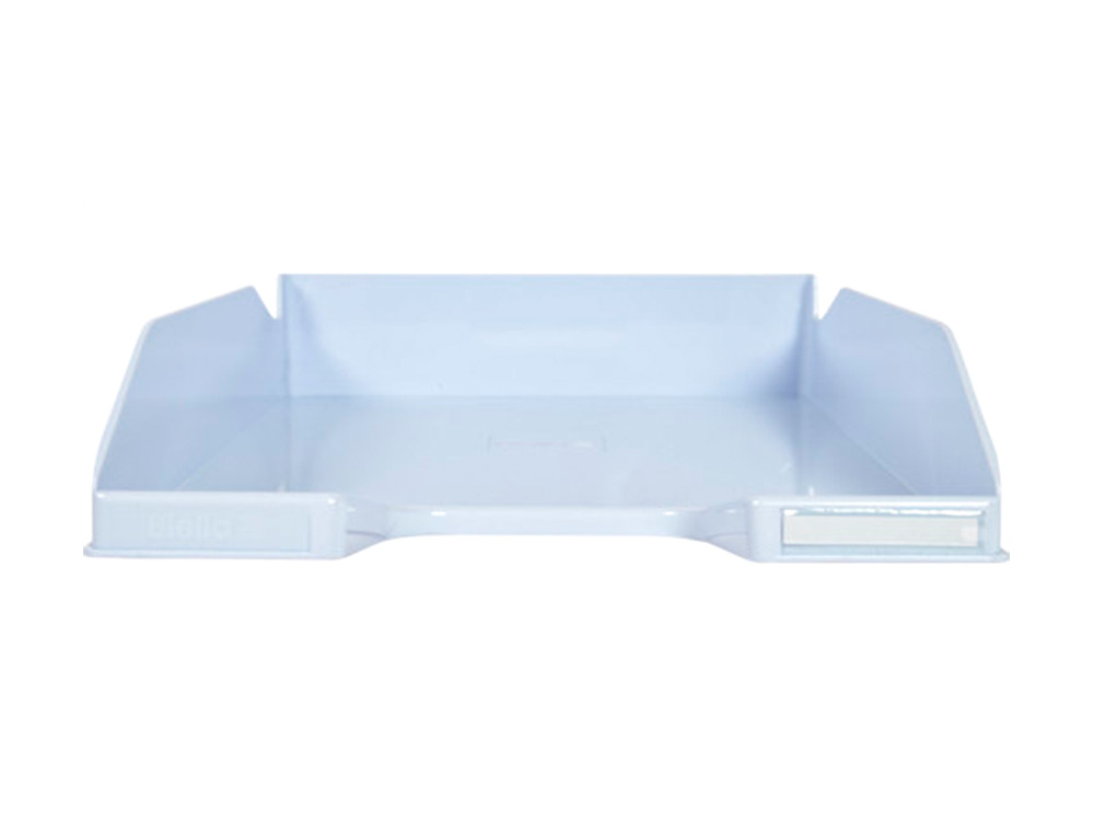 EXACOMPTA - Bandeja sobremesa aquarel combo midi azul pastel 347x255x65 mm (Ref. 113262D)