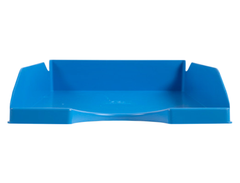 EXACOMPTA - Bandeja sobremesa clean safe azul 345x255x65 mm (Ref. 123100D)