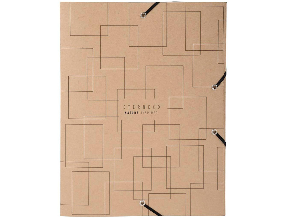 EXACOMPTA - Carpeta de proyecto eterneco carton ecologico din A4 lomo 40 mm (Ref. 59447E)