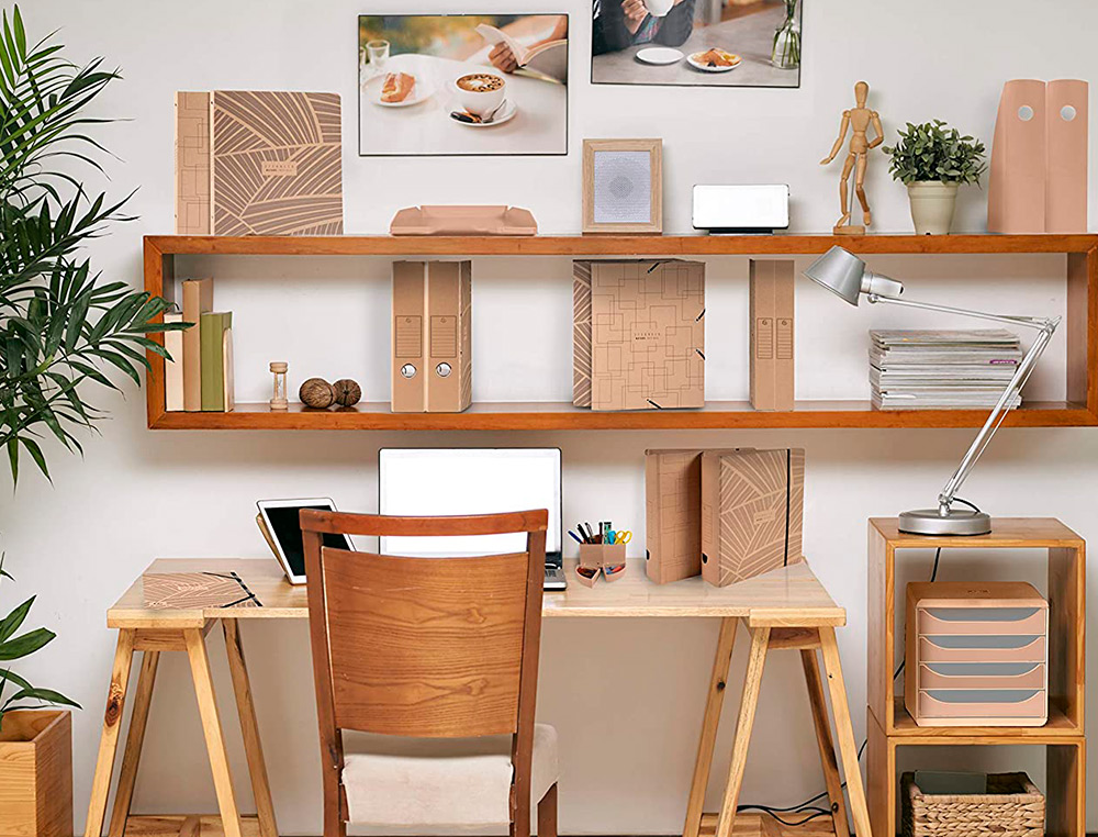 EXACOMPTA - Carpeta de proyecto eterneco carton ecologico din A4 lomo 40 mm (Ref. 59447E)