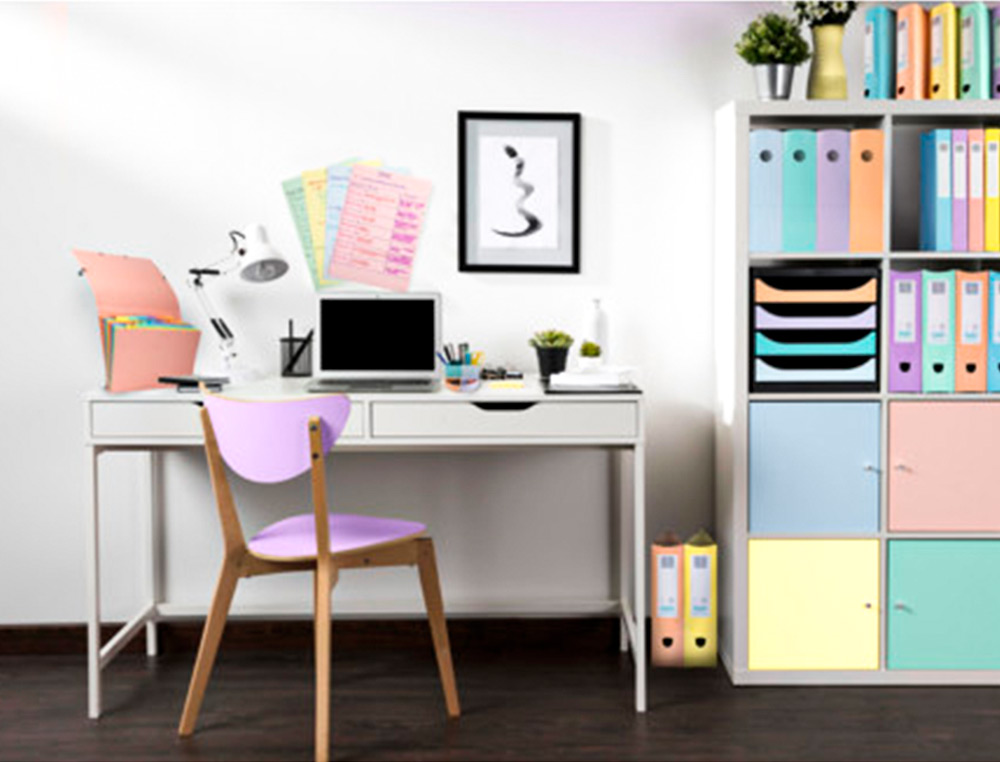 EXACOMPTA - Revistero aquarel mag-cube verde pastel (Ref. 18263D)