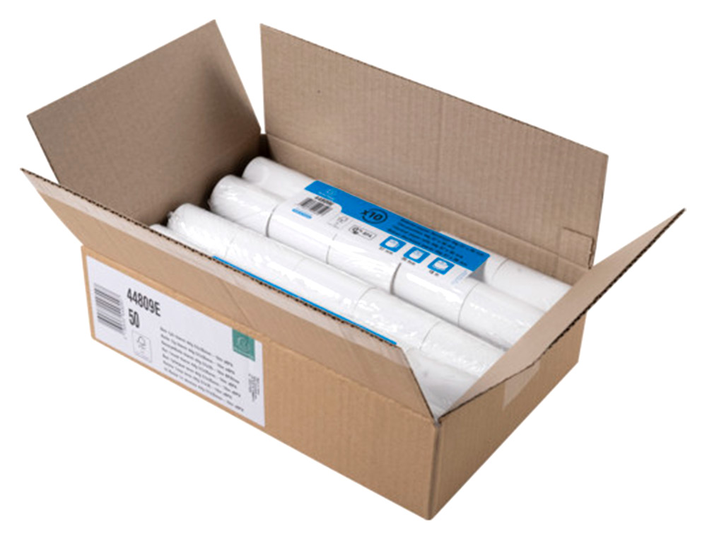 EXACOMPTA - Rollo sumadora safe contact termico 57 mm x 35 mm 44 g/m2 (Ref. 44809E)