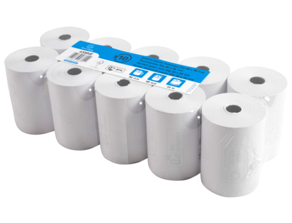 EXACOMPTA - Rollo sumadora termico 80 mm x 60 mm 48 g/m2 (Ref. 43804E)