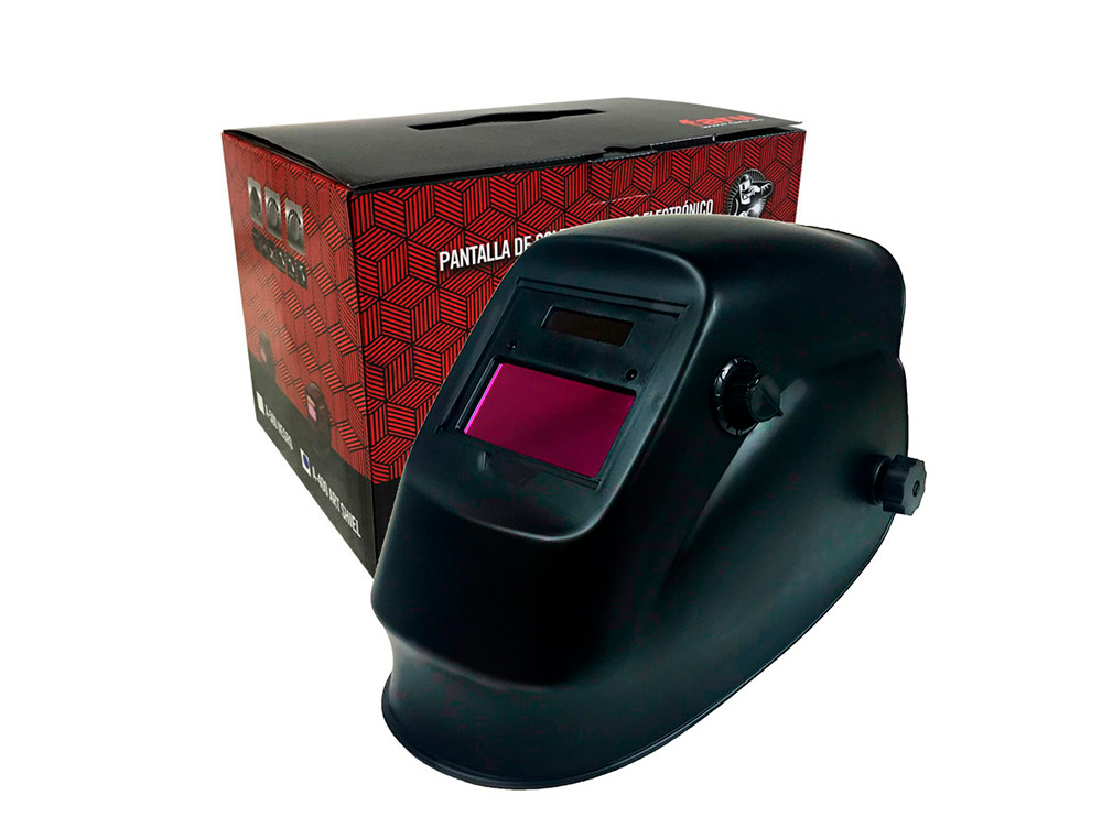 FARU - Pantalla de soldador electronica 4/9-13 con filtro regulacion exterior 340x230x230 mm (Ref. A500)