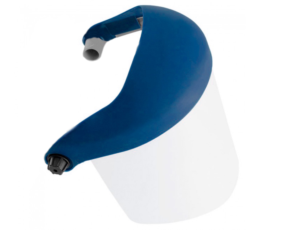 FARU - Pantalla para casco a20c con visera y protector barbilla azul 200x300 mm (Ref. A20C-AZ)