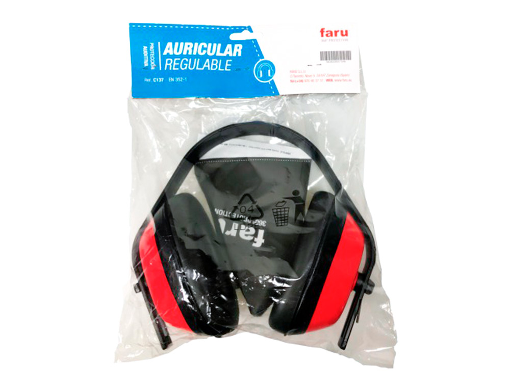 FARU - Protector auditivo basico diadema regulable en altura (Ref. C137)