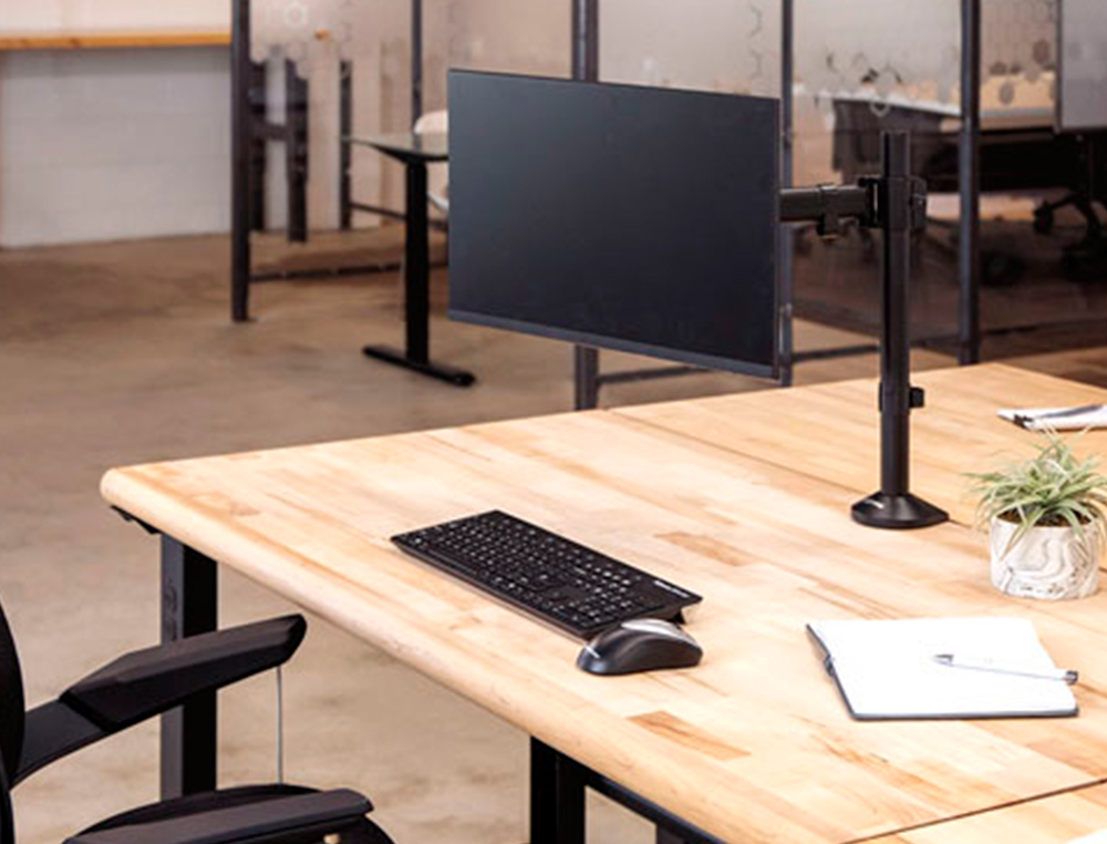 FELLOWES - Brazo para monitor reflex ajustabel en altura hasta 45 cm normativa vesa hasta 8 kg (Ref. 8502501)