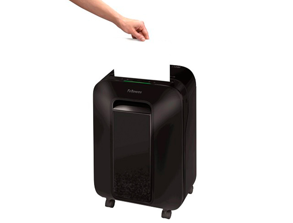 FELLOWES - Destructora de documentos lx-200 capacidad de corte 12 h seguridad p4 destruye grapas clips y (Ref. 5502201)