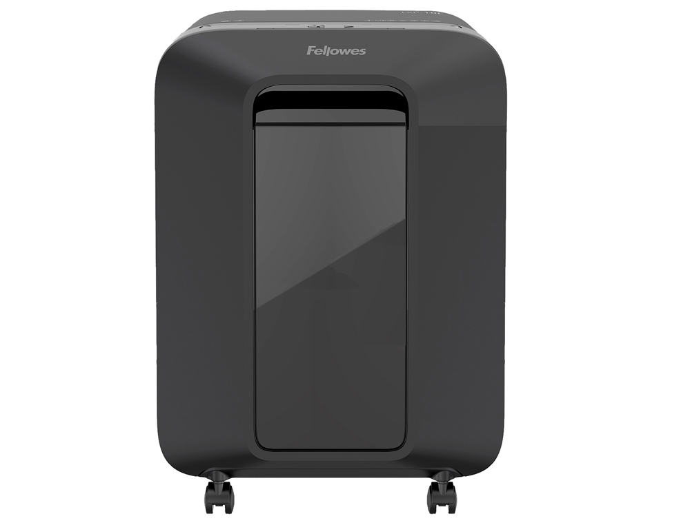 FELLOWES - Destructora de documentos lx201 capacidad de 12h seguridad p5 grapas clips y tarjetas 23 litros negra (Ref. 5050001)