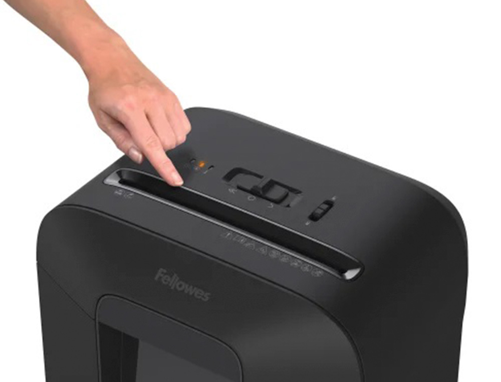 FELLOWES - Destructora de documentos lx-85 capacidad de corte 12 h seguridad p4 destruye grapas clips y (Ref. 4400801)