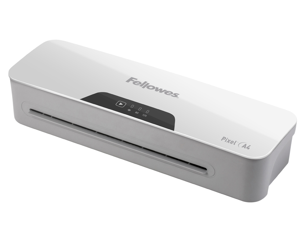 FELLOWES - Plastificadora pixel A4 2 rodillos sistema antiatasco apagado automatico hasta 125 mc (Ref. 5601401)