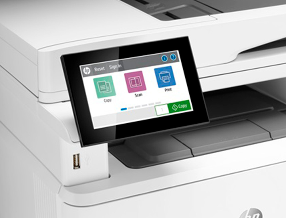 HP - Equipo multifuncion laserjet enterprise mfp m430f duplex red 40 ppm escaner copiadora impresora (Ref. 3PZ55A)
