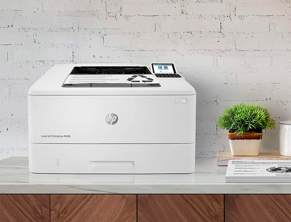 HP - Impresora laserjet enterprise m406dn duplex red 40 ppm bandeja de entrada 100 hojas (Ref. 3PZ15A)