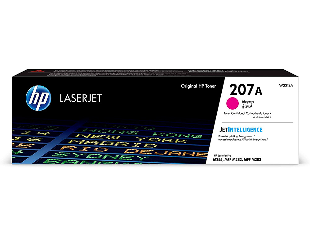 HP - Ink-jet 207a laserjet pro m255dw / m255nw / m282nw / m283fdn magenta 1250 paginas (Ref. W2213A)