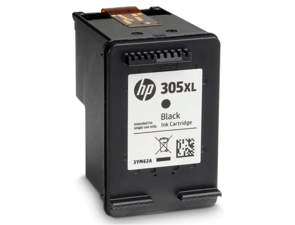 HP - Ink-jet 305xl deskjet 1210 / 1212 / 1255 / 2732 / 2752 / 4155 / 4158 envy 6020 / 6052 /6055 / 6420 negro 240 (Ref. 3YM62AE)
