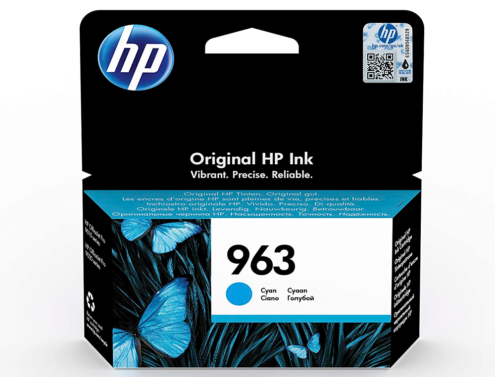 HP - Ink-jet 963 officejet pro 9010 / 9020 / 9022 / 9023 / 9025 cian 700 paginas (Ref. 3JA23AE)