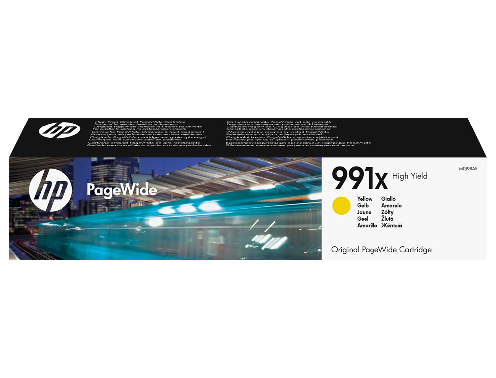 HP - Ink-jet 991x pagewide 755dn/mfp774dn/mfp 774dns/mfp779dn/mfp 779dn/p77740dw/p77750z/amaril (Ref. M0J98AE)