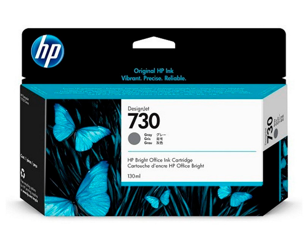 HP - Ink-jet n 730 130-ml gray / dnj t1700/1000 paginas (Ref. P2V66A)