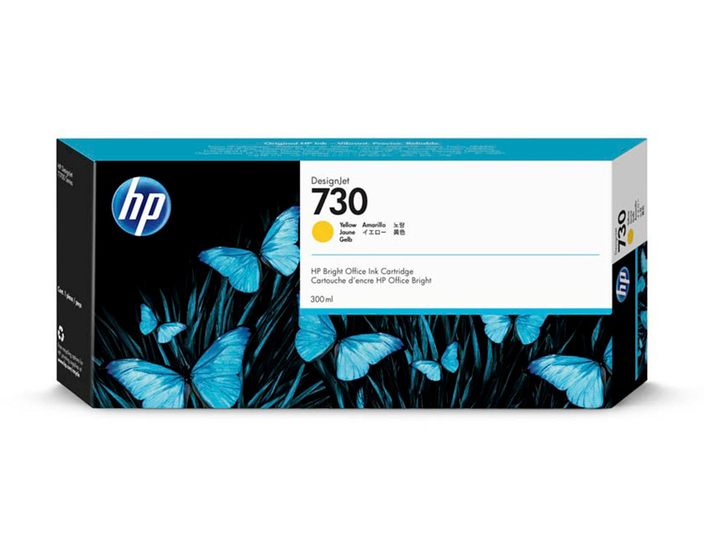 HP - Ink-jet n 730 300-ml amarillo / dnj t1700/1000 paginas (Ref. P2V70A)