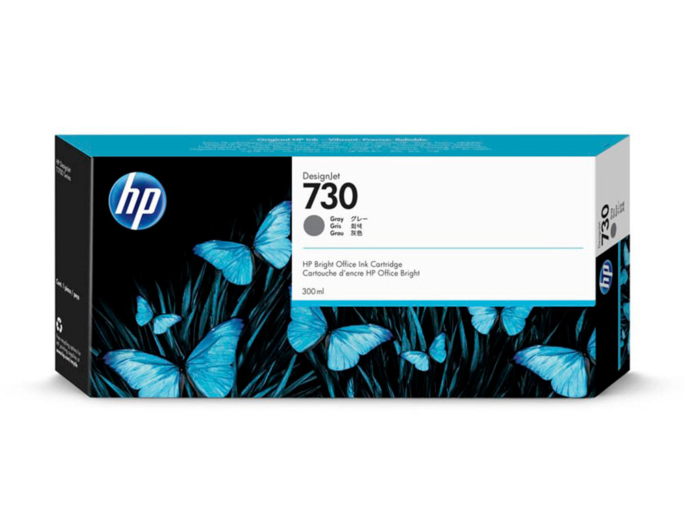 HP - Ink-jet n 730 300-ml gray / dnj t1700/1000 paginas (Ref. P2V72A)