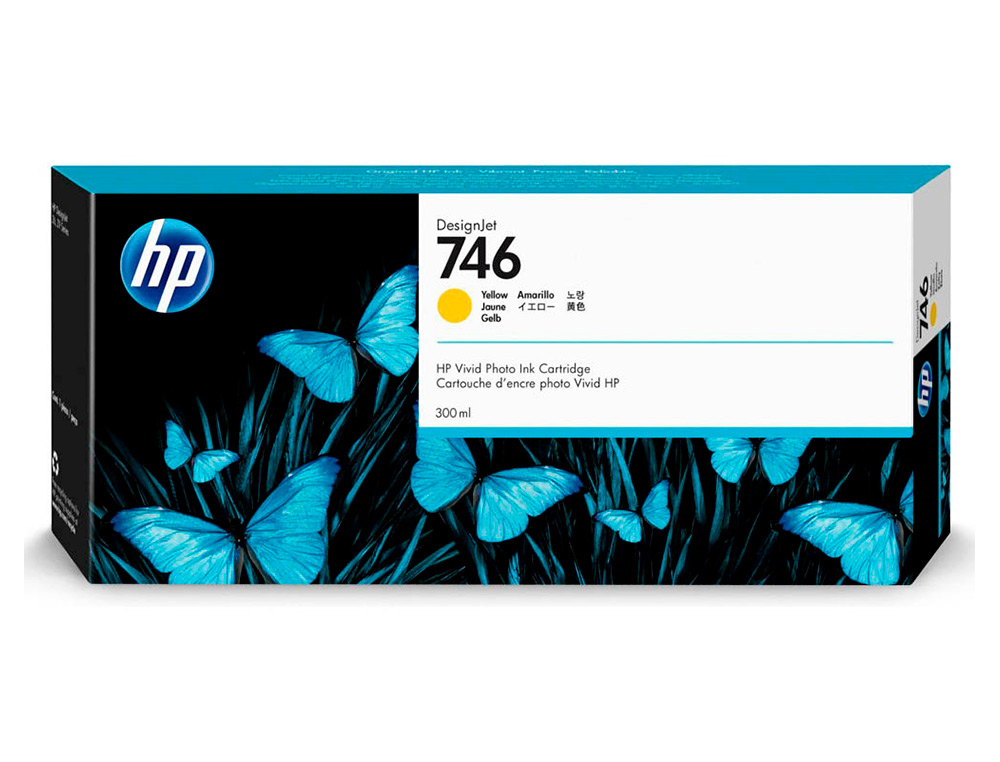 HP - Ink-jet n 746 300-ml amarillo /dnj z6/1000 paginas (Ref. P2V79A)