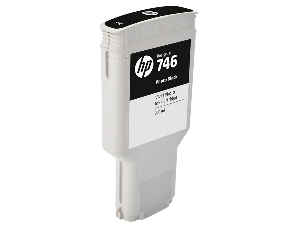 HP - Ink-jet n 746 300-ml photo negro /dnj z6/1000 paginas (Ref. P2V82A)