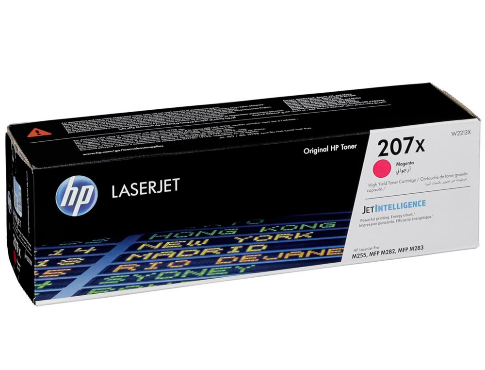 HP - Toner 207x color laserjet pro m282nw / m283fdn / m283fdw magenta 2.450 paginas (Ref. W2213X)