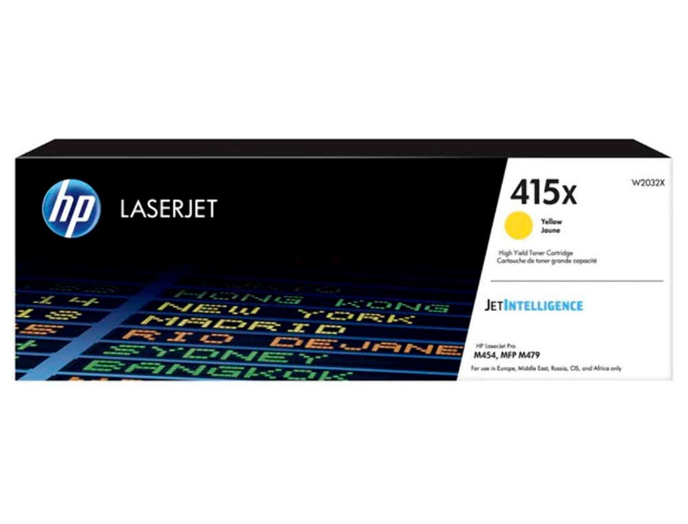 HP - Toner 415x laser color m454 / mfp m479 amarillo 6000 paginas (Ref. W2032X)