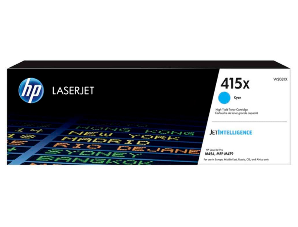 HP - Toner 415x laser color m454 / mfp m479 cian 6000 paginas (Ref. W2031X)