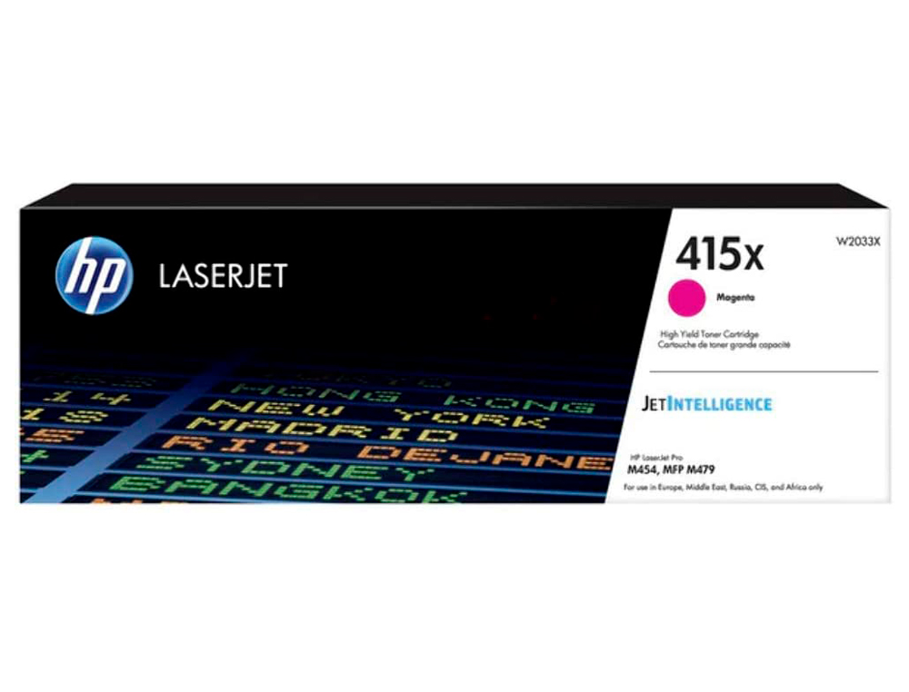 HP - Toner 415x laser color m454 / mfp m479 magenta 6000 paginas (Ref. W2033X)