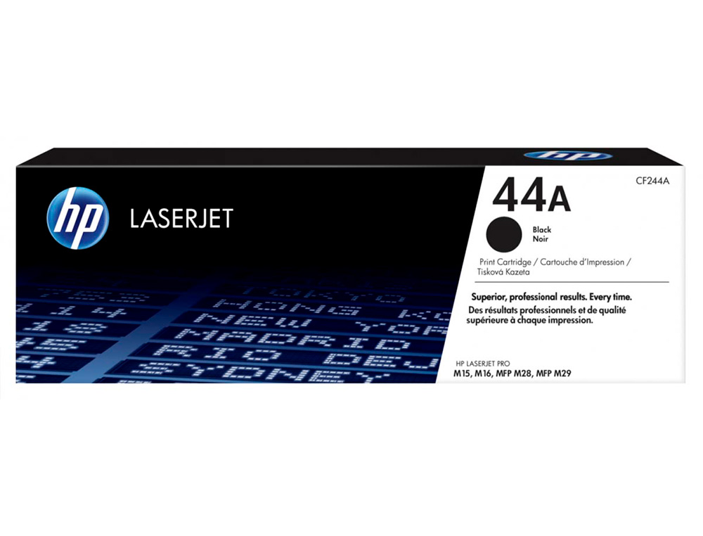 HP - Toner 44a negro original /1.000 paginas m15a, m15w, mfp m28a, mfp m28w (Ref. CF244A)