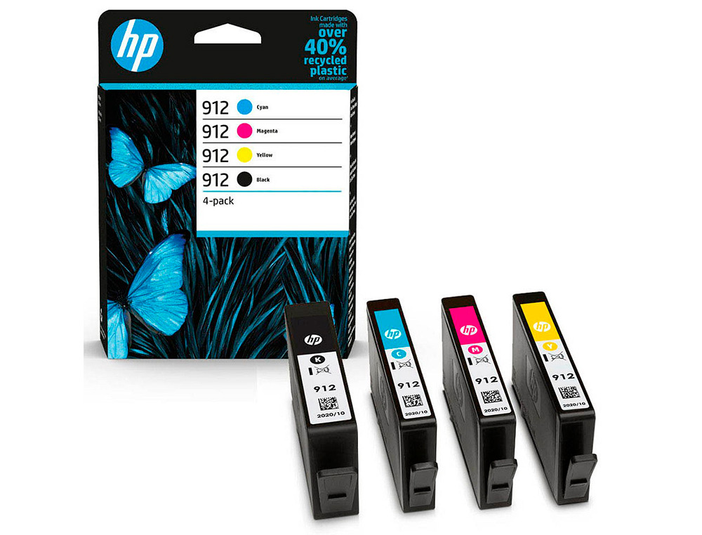 HP - Toner 912 -6zc74ae multi pack negro / cian / magenta / amarillo (Ref. 6ZC74AE)