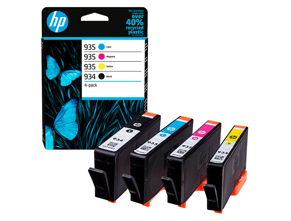 HP - Toner 934/935 y 6zc72ae multi pack negro / cian / magenta / amarillo (Ref. 6ZC72AE)
