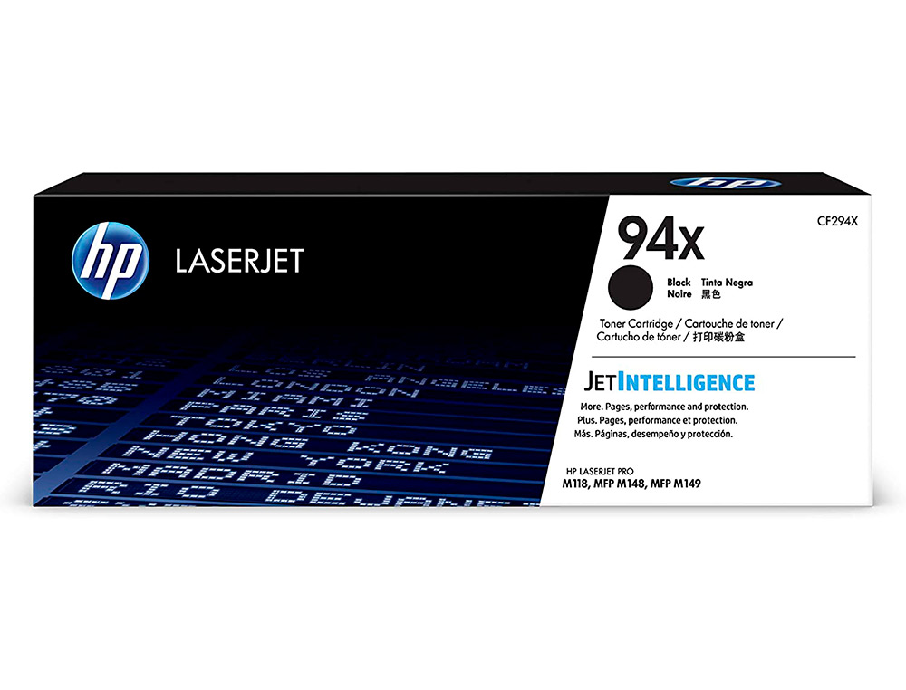 HP - Toner 94x laserjet pro m118/m140/m148 negro 2800 paginas (Ref. CF294X)