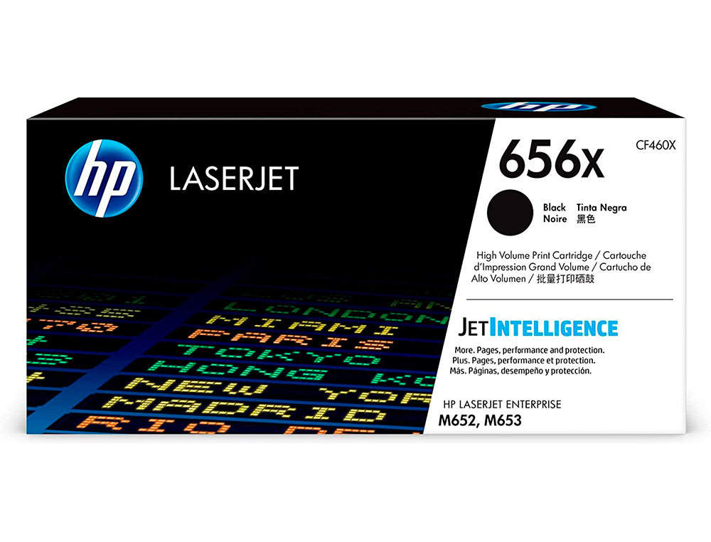 HP - Toner laser 656x-cf460x negro 27000 paginas (Ref. CF460X)