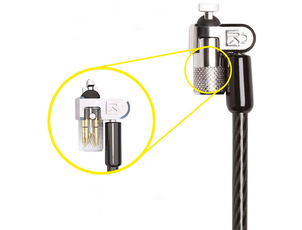 KENSINGTON - Candado con llave microsaverá2.0 para ordenadores portatiles (Ref. K65020EU)
