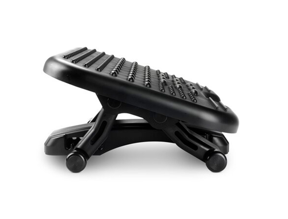KENSINGTON - Reposapies solemassage 5 alturas ajustables color negro (Ref. 56155EU)