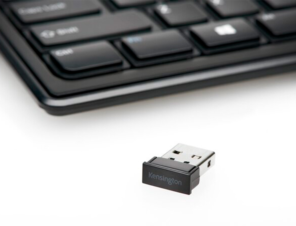 KENSINGTON - Teclado fino advance fit inalambrico negro (Ref. K72344ES)