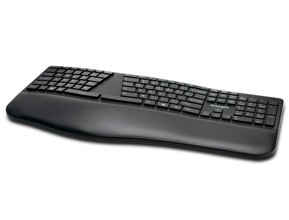 KENSINGTON - Teclado inalambrico pro fit ergo color negro 252x482x38 mm (Ref. K75401ES)