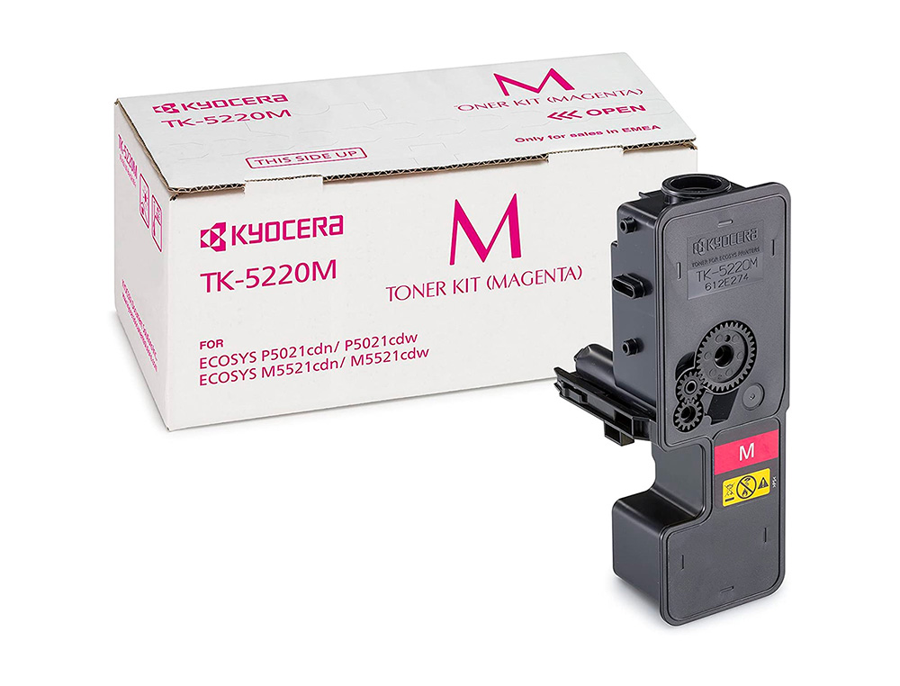 KYOCERA - Toner mita tk-5220m magenta ecosys m5521cdw, ecosys m5521cdn 1200 pag (Ref. 1T02R9BNL1)