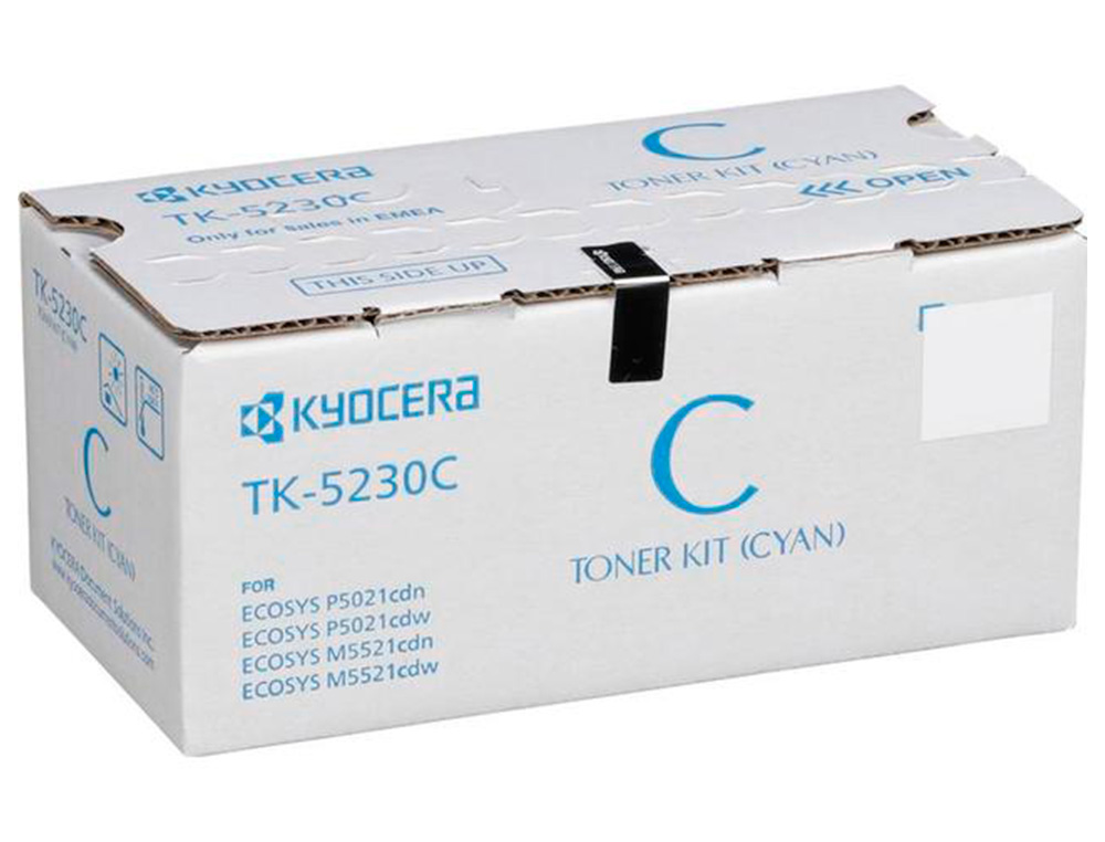 KYOCERA - Toner mita tk-5230c cian m5521cdw 2200 pag (Ref. 1T02R9CNL0)