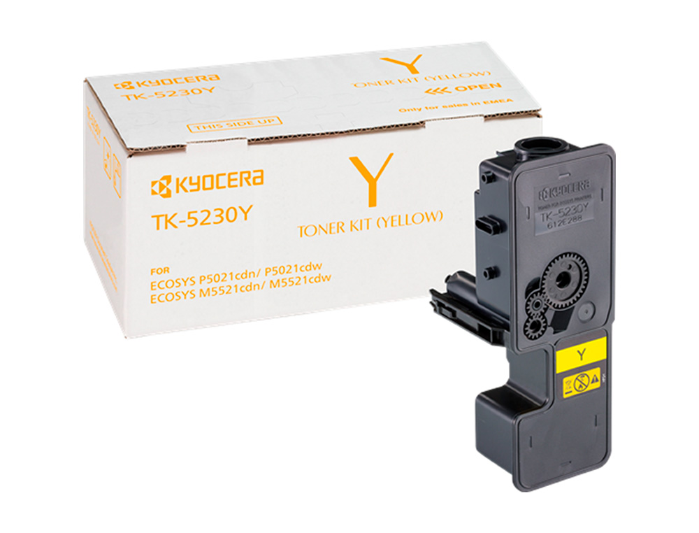 KYOCERA - Toner mita tk-5230y amarillo 2200 pag (Ref. 1T02R9ANL0)