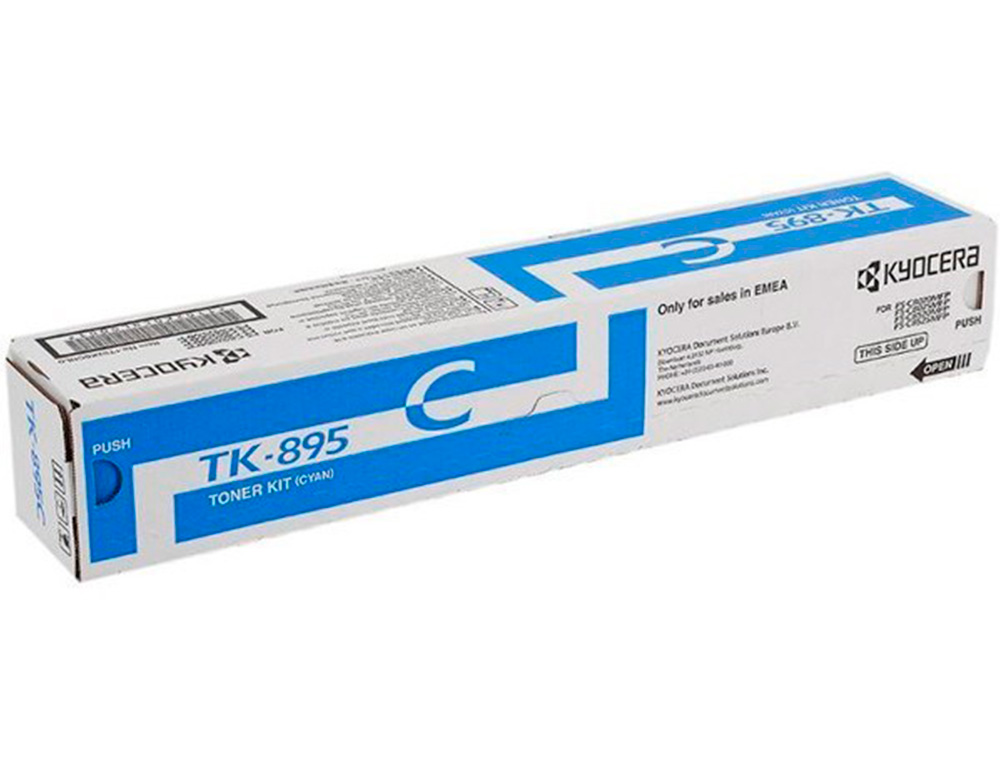 KYOCERA - Toner -mita tk895c fsc-8020mcp / 8025mcp / c8520 / c8525 laser cian tk895c (Ref. 1T02K0CNL0)