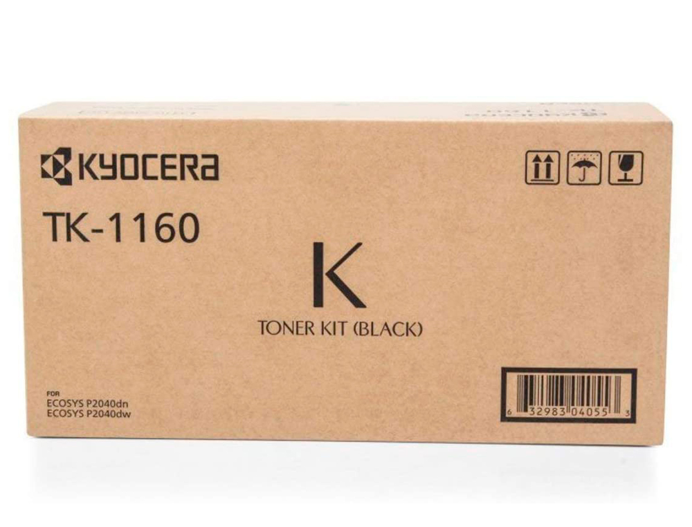 KYOCERA - Toner tk-1160 ecosys p2040dn negro 7200 paginas (Ref. 1T02RY0NL0)