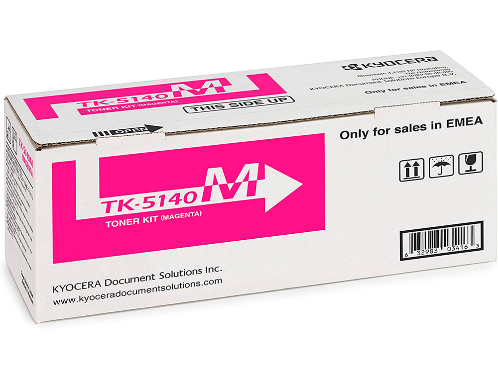 KYOCERA - Toner tk5140 ecosys m6530cdn, m6530cdn/kl3, p6130cdn, p6130cdn/kl3 magenta 5.000 pag (Ref. 1T02NRBNL0)