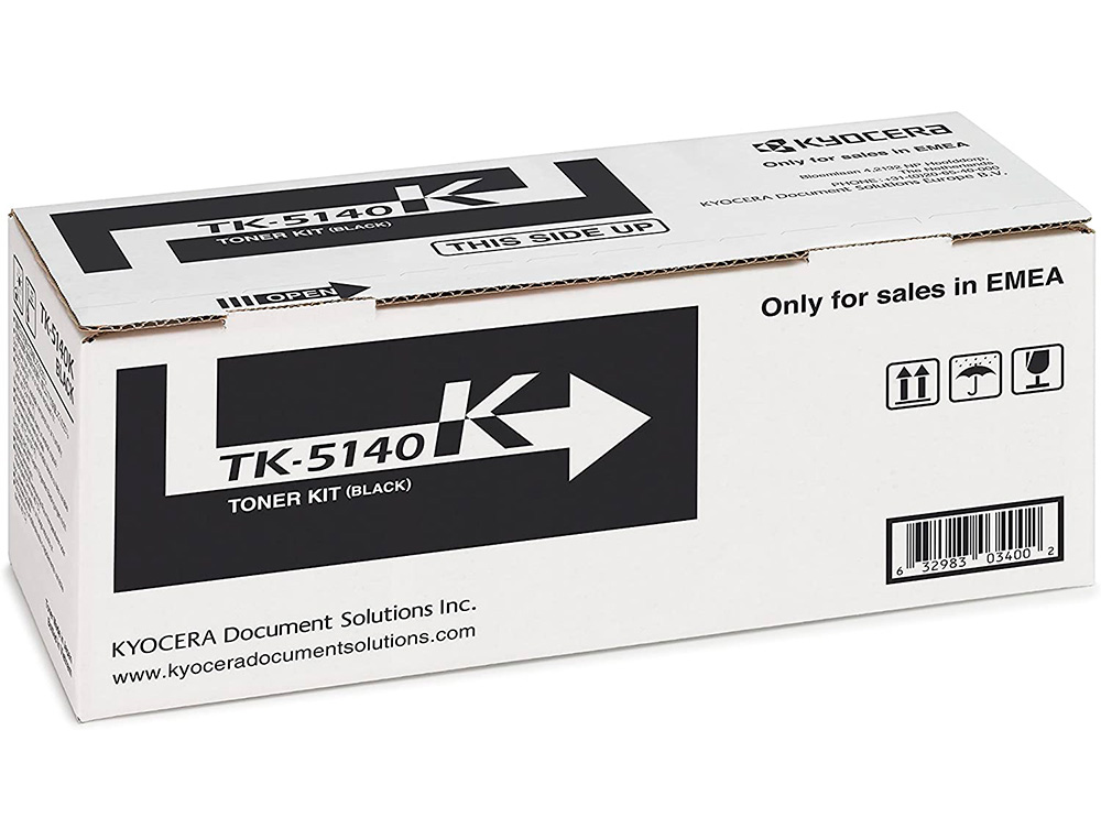 KYOCERA - Toner tk-5140k ecosys m6530cdn, m6530cdn/kl3, p6130cdn, p6130cdn/kl3 negro tk5140 (Ref. 1T02NR0NL0)